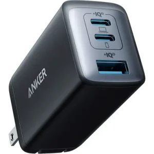 Củ sạc nhanh 3 cổng Anker PowerPort III A2667 65W (2 Type C + USB-A) PD/QC